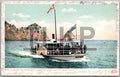 Glass Bottom Boat Cleopatra – Catalina Island CA – Avalon Harbor – 1907 Postcard